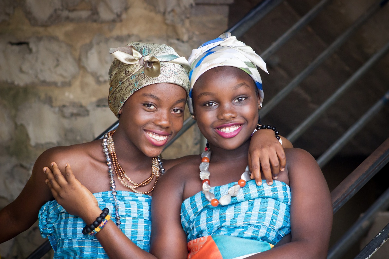 African women in traditional attire
